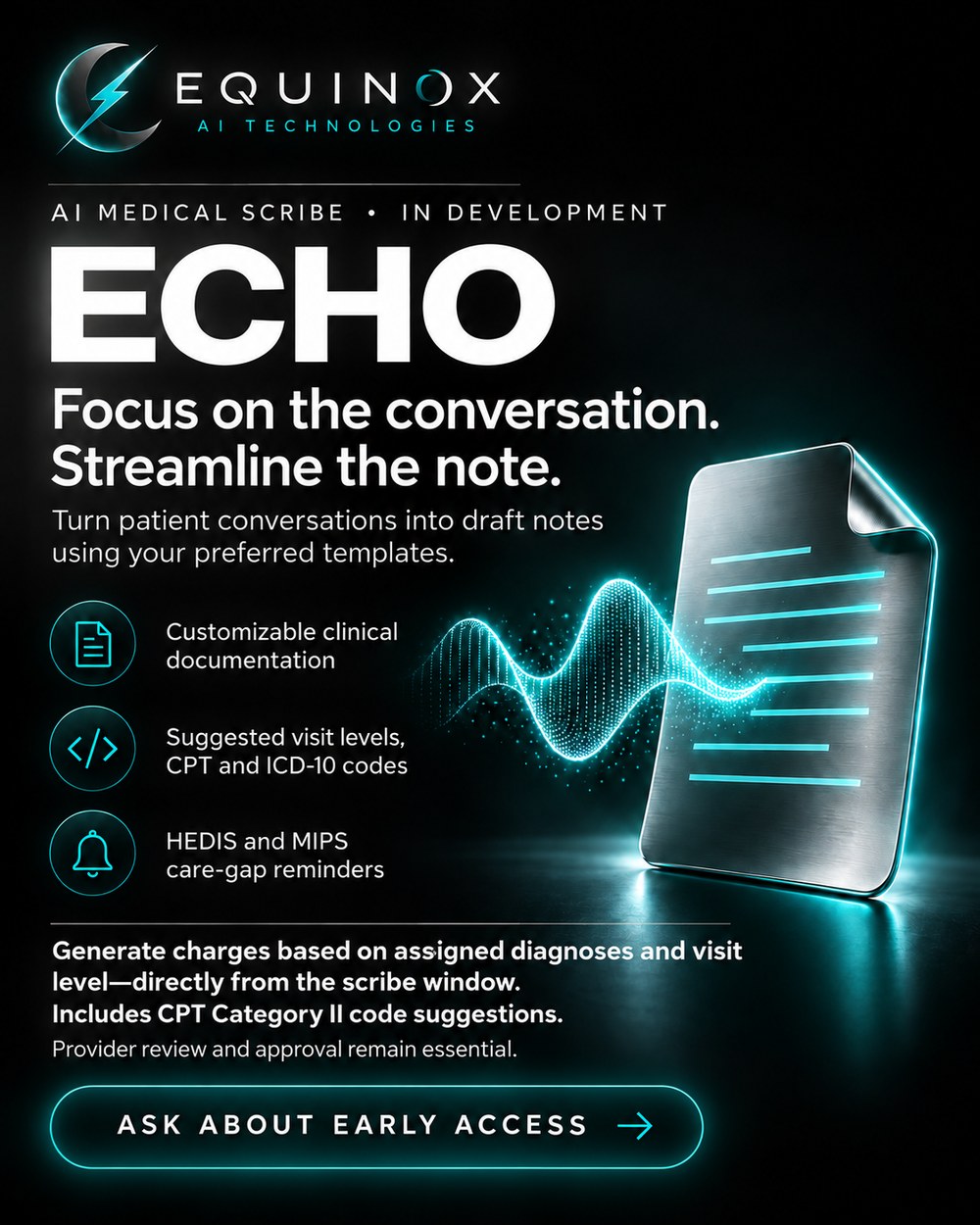 Echo — AI Medical Scribe overview